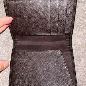 Coach Dark Brown Leather Wallet